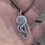 Octopus in Shell Pendant