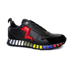 Lightning Bolt Appliqué Sneakers // Multicolor (US: 6)