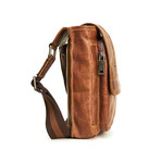 Shoulder Bag // Brown // Square Flap