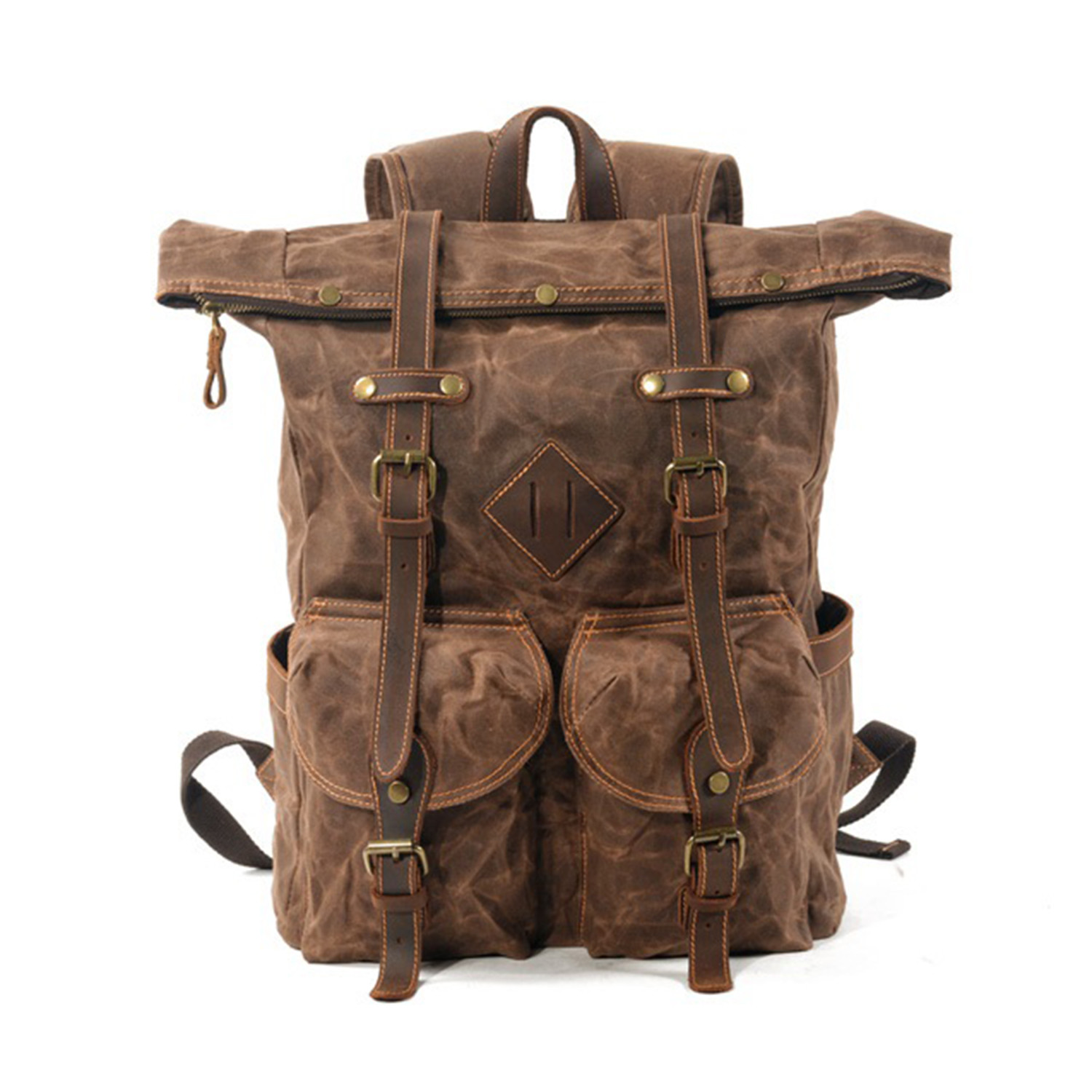 Canvas Backpack (Coffee) - Ownbag - Touch of Modern