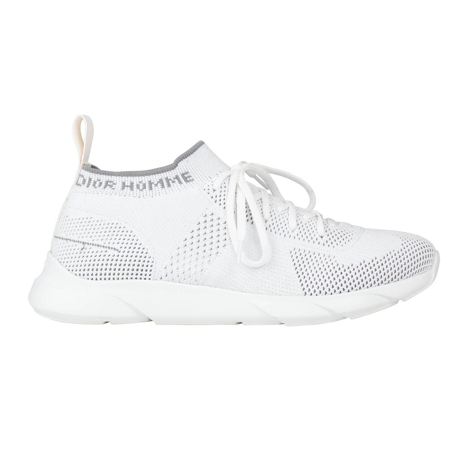 Dior Homme // Technical Knit Lace Up Sneakers // White (US: 10 