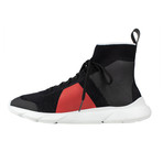 Dior Homme // Knit Color Block Lace Up B21 Sock Sneakers // Black (US: 6)