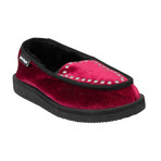 Palm Angels X Suicoke // Velvet Loafers Slippers Shoes // Red (US: 6)