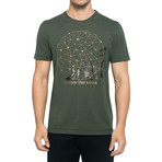 Within The Line T-Shirt // Army Green (M)