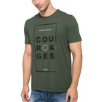 Courages T-Shirt // Army Green (M)