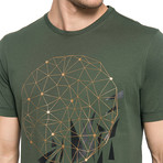 Within The Line T-Shirt // Army Green (L)