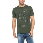 Courages T-Shirt // Army Green (XL)