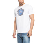 Circular Printed T-Shirt // White (S)