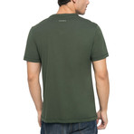 Crew-Neck Logo T-Shirt // Army Green (S)