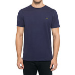Crew-Neck Logo T-Shirt // Dark Blue (XL)