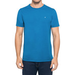 Crew-Neck Logo T-Shirt // Blue Sapphire (S)