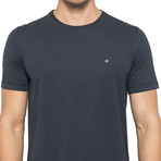Supima Logo Crew-Neck T-Shirt // Dark Gray (L)
