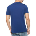 Supima Light Logo Crew-Neck T-Shirt // Deep Blue (L)