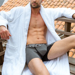 Boxer Briefs // Heather Charcoal Gray + Black (S)