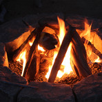 Driftwood Fire Pit Kit // 24"