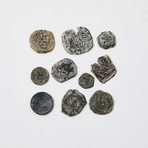 Spanish Pirate Money Coins // Set of 10 // 1474-1700 AD