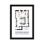 Apartment Of Carrie Bradshaw From Sex & The City Film (16"W x 24"H x 1"D)