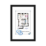 Apartment Of Carrie Bradshaw From Sex & The City Film // Poster Versiom (16"W x 24"H x 1"D)