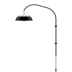 Cuna // 1-Light Swing Arm Wall Lamp (Black + White)
