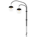 Acorn // LED Double Swing Arm Wall Lamp (Steel)