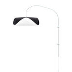 Sine // 1-Light Swing Arm Wall Lamp (White)