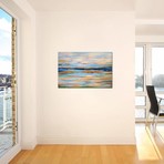 Abstract Seascape // Radiana Christova (26"W x 18"H x 0.75"D)