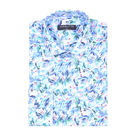 Luka Long Sleeve Shirt // Blue (XS)