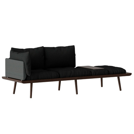 Lounge Around 3-Seat Platform Sofa // Dark Oak