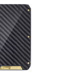 Stealth 3.0 Carbon Wallet // 24 Carat Gold Plated