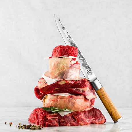 Olive Meat + Carving Knife