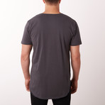 Essentials Wide Crew Fashion Tee // Charcoal (M)