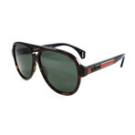 Men's Sunglasses GG0463S Sunglasses // Havana + Black
