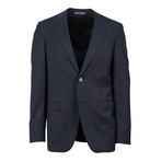 Travel Natural Comfort Wool Slim Fit Suit // Black (US: 46S)