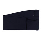 Plaid Wool 2 Button Suit // Dark Navy Blue (US: 46S)
