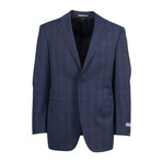 Plaid Wool 2 Button Suit // Gray (US: 50R)