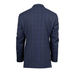 Plaid Wool 2 Button Suit // Gray (US: 46S)