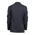 Windowpane Wool 2 Button Suit // Charcoal (US: 46S)