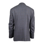 Windowpane Wool 2 Button Suit // Gray (US: 46S)