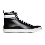 Solar High-Top Sneaker // Black + White (Euro: 43)