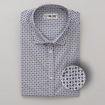 Gilbert All-Over Printed Slim Fit Button Up Shirt // Multicolor (2XL)