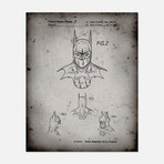 Batman Cowl Patent Print // PP0018 (11"W x 14"H)