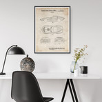 Corvette Patent Print // PP0021 (11"W x 14"H)