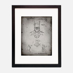 Batman Cowl Patent Print // PP0018 (11"W x 14"H)