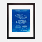 Sports Car Patent Print // PP0108 (11"W x 14"H)
