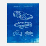 Sports Car Patent Print // PP0108 (11"W x 14"H)