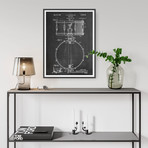 Snare Drum Patent Print // PP0147 (11"W x 14"H)