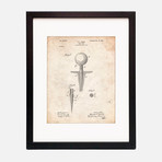 Golf Tee Patent Print // PP0237 (11"W x 14"H)