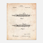 Fountain Pen Patent Print // PP0486 (11"W x 14"H)