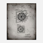Dart Board Patent Print // PP0625 (11"W x 14"H)