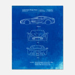 Sports Car Patent Print // PP0711 (11"W x 14"H)